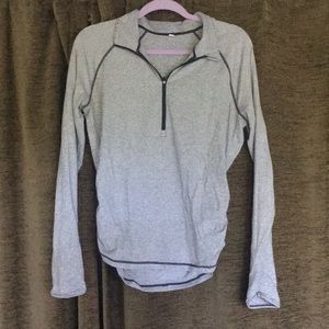 Lucy Heather Grey Half Zip
